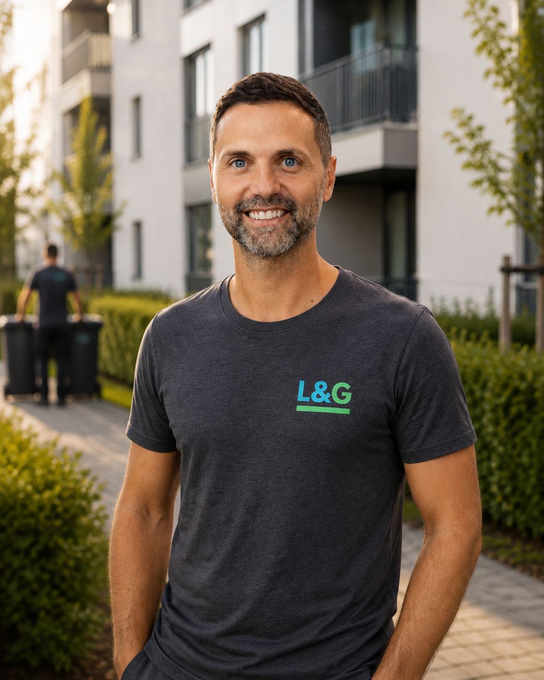 Fabio, Inhaber von Luft & Glanz Gebäudereinigung